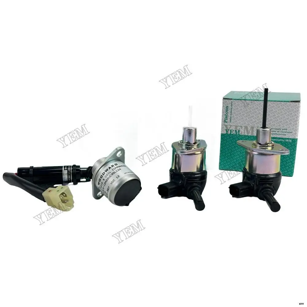 Construction Machinery 4LB1 4LE1 4LE2 6BB1 Fuel Stop Solenoid Valve for Isuzu Diesel Engine Machinery Engine