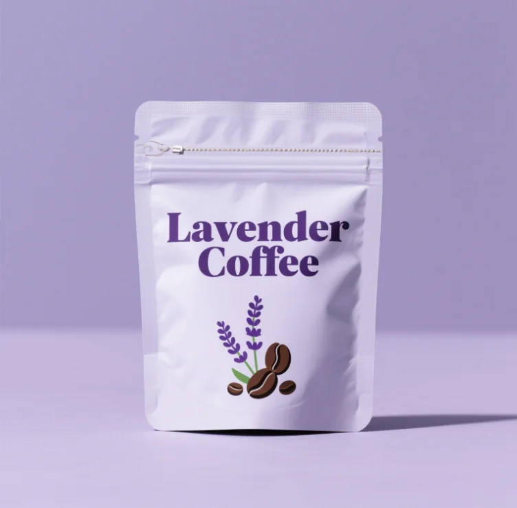 Customized Printed Coffee Bean Packaging Bag 250g 500g Vertical Coffee Bag with Valve, Reusable Side Zipper Flat Bottom Bag