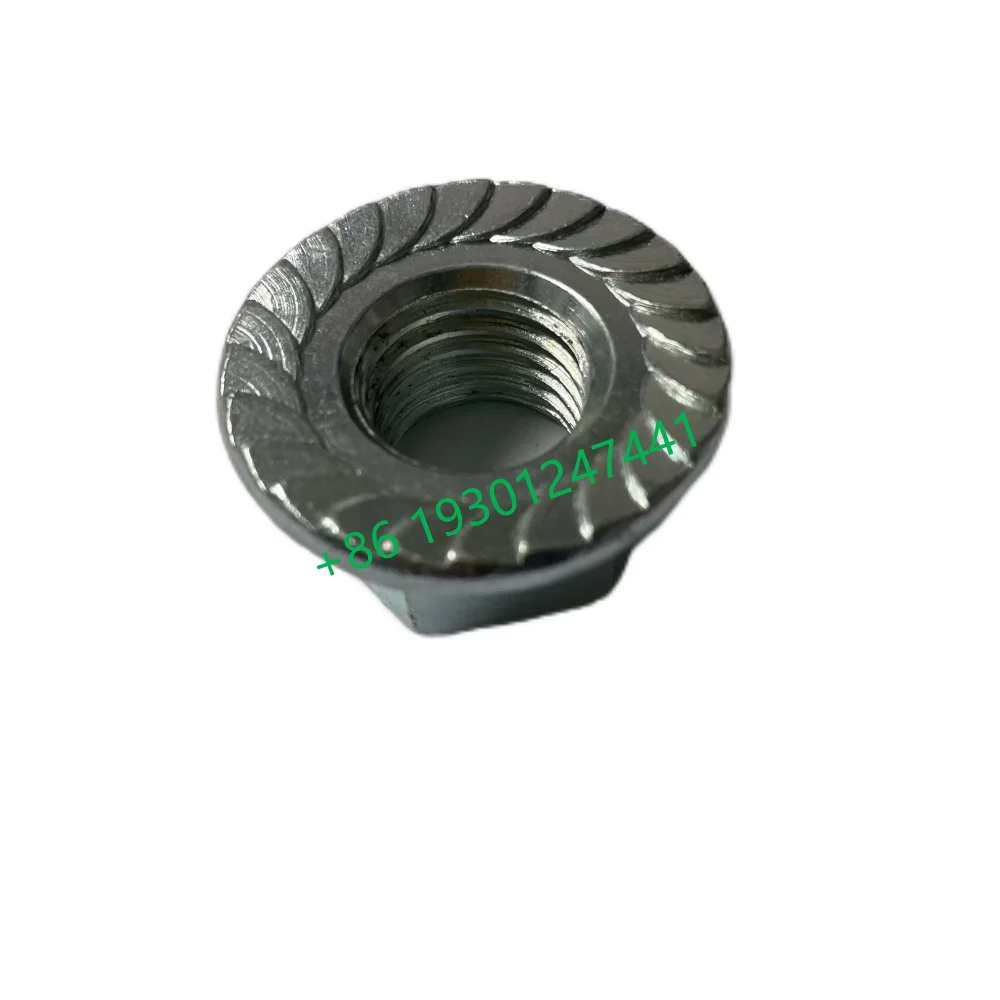 5 M14-1.5 Hexagon Flange Nut - Non-Serrated Class 10 Zinc. DIN 6923 / ISO 4161 - Foto 3
