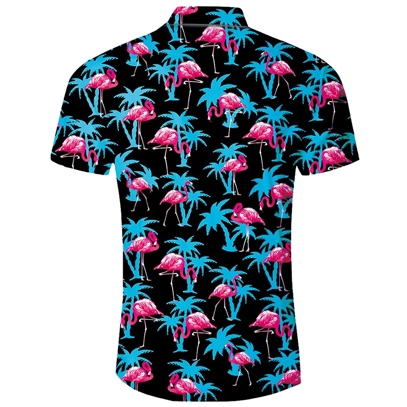 Hawaiian Printing Short Sleeve Newest Design Fashion Hot Sale Short Sleeve Newspaper Pattern Casual Shirt for Men