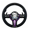 สีม่วง+หนัง+พาย+LED