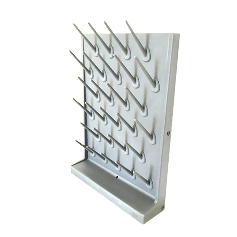 Laborgeräte Elektrophorese-Gel-Plattenständer, Glasplatten-Wäscheständer, Kunststoff-Abflusshalter, Bis Zu 10 Glasplatten, Abmessung 165 X 105 X 85 Mm, 1 Stück, Zufällige Farbe