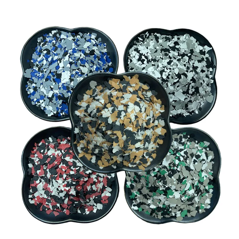 Epoxy Flakes Floor Flakes for Decorative Floors and Crafts Polymer Sheet