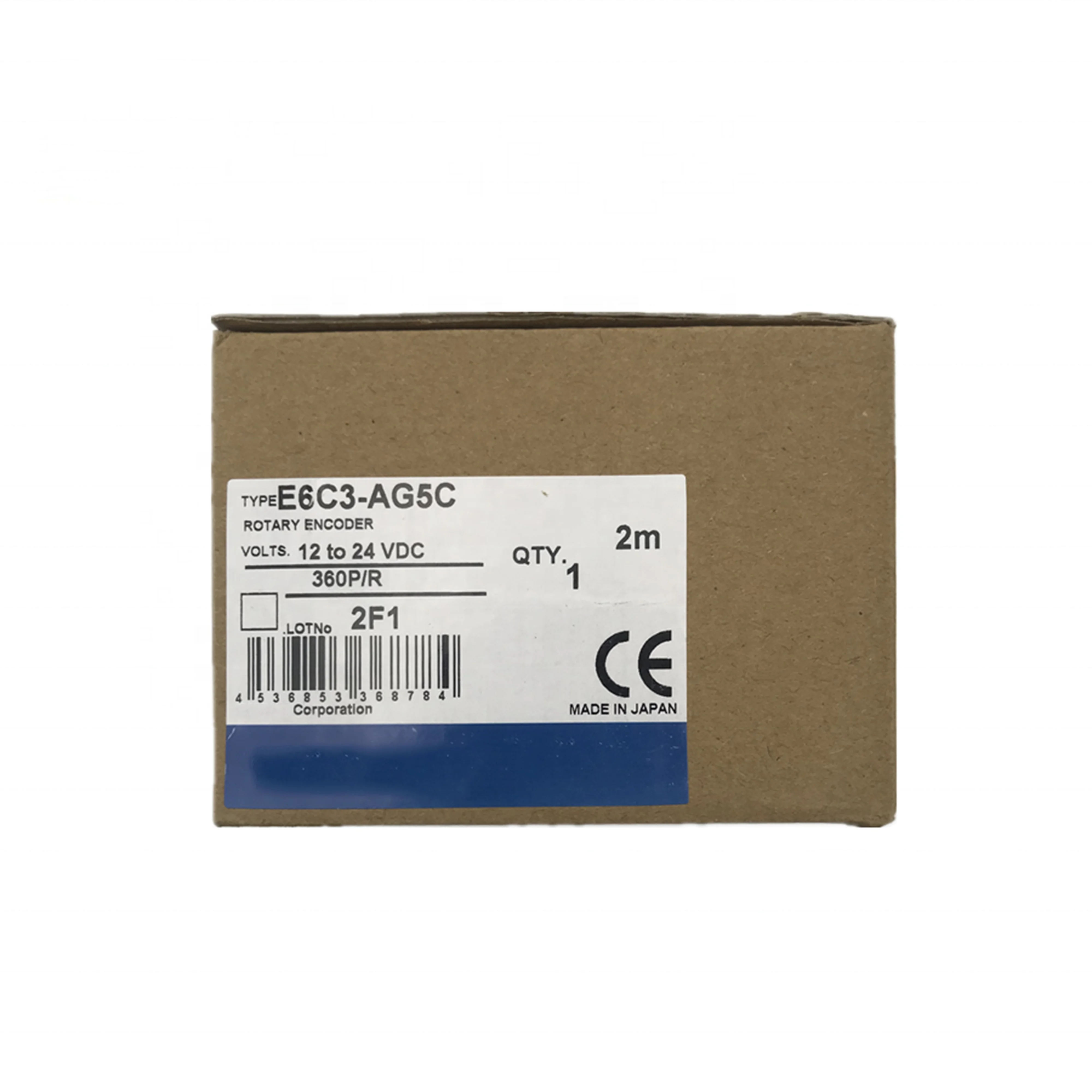 New Original Omron E6C3-AG5C absolute rotary encoder features compact size and shock resistance. It ensures precise position and speed feedback, ideal for mechanical positioning and industrial motion control.