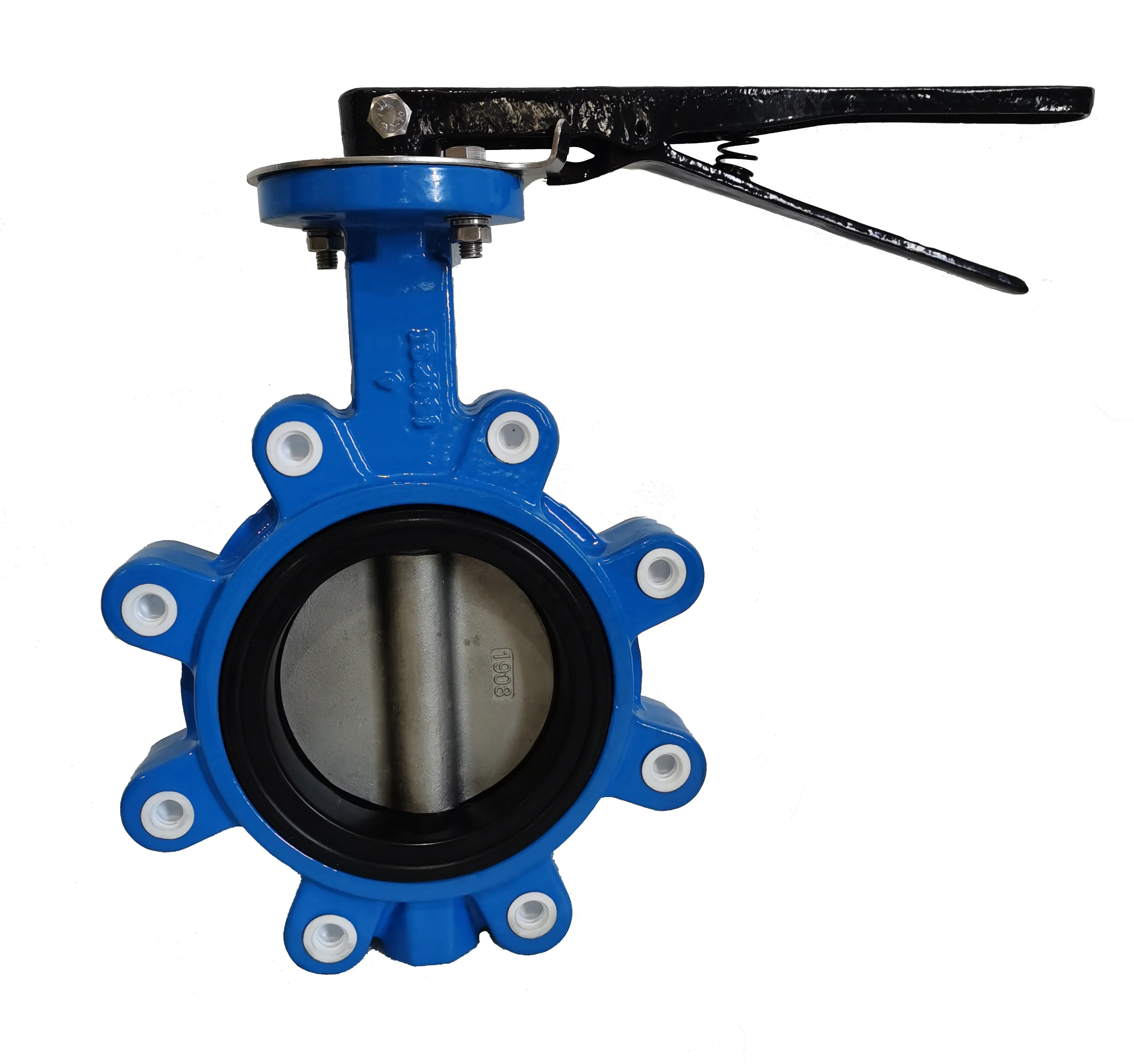 Worm Gear Lug Butterfly Valve Ductile Iron Stainless Steel Epdm Center ...