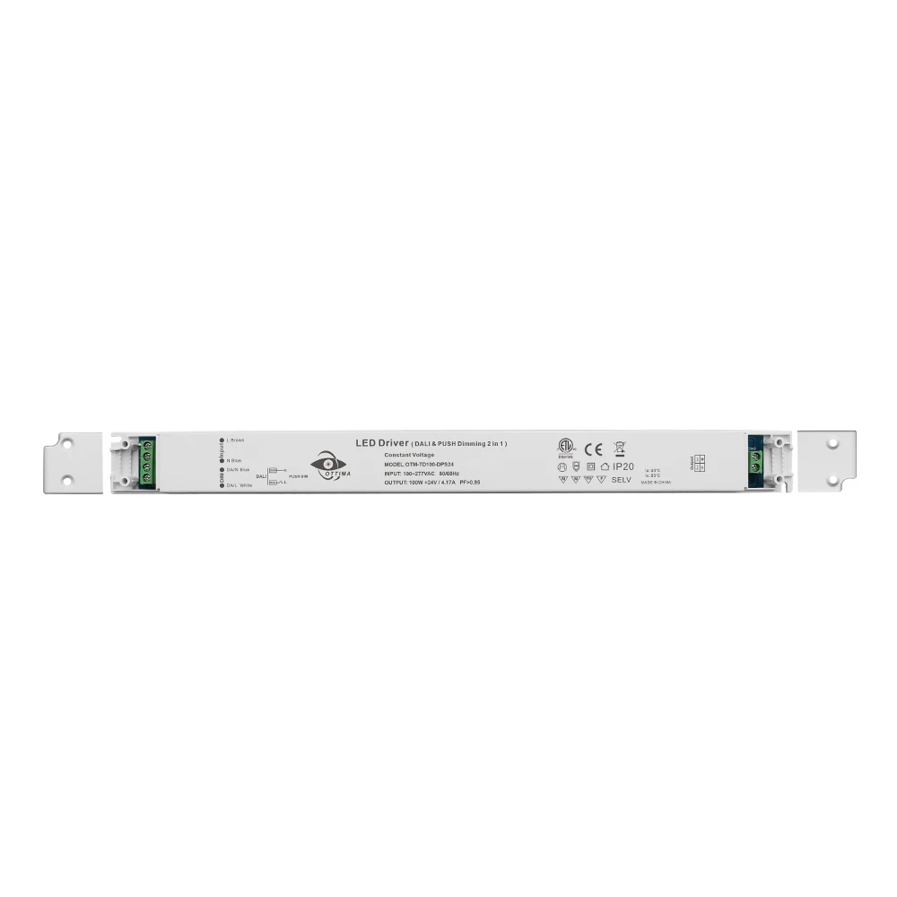 UL ETL FCC 220v 120v Input Led Driver 150w 24v Dali Dimmable Led Panels Driver Cb Approved