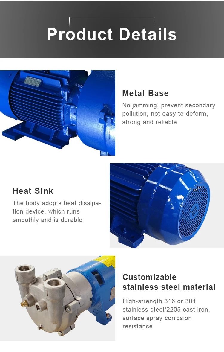 2bv Series Petrochemical Pharmaceutical Industry Gas Vapor Foodgrade