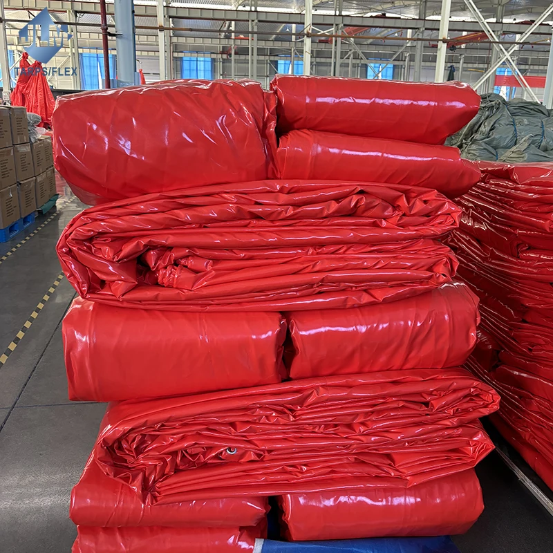 Tarp Heavy Duty Canvas Tarp Printed Custom PVC Tarpaulin 650gsm 1000D*1000D 18*18 for Plastic Truck Tarpaulins