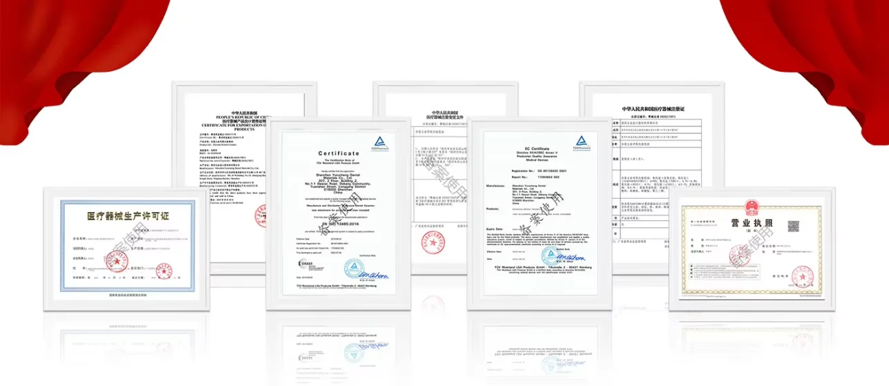 YUCERA 98mm HT High Translucent Cad Cam Dental Materials Manufacturer Dental Lab Consumables Zirconia Block Factory Price