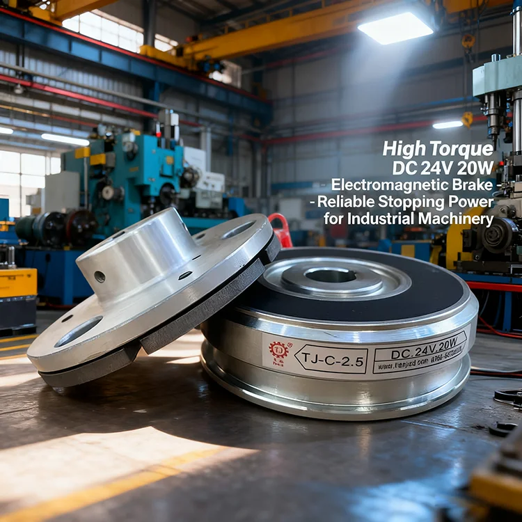 Electromagnetic Clutch Dry Single Plate Solenoid Brake Assembly Industrial Model