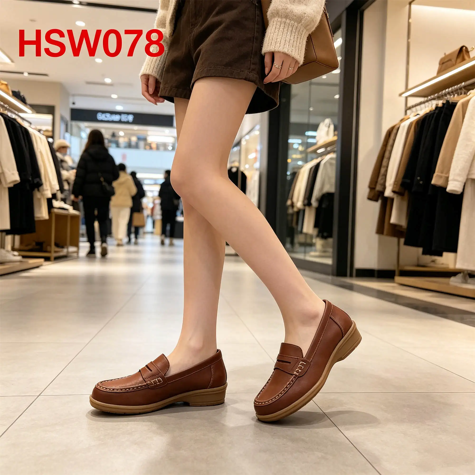 CXT,Slip-On Style Daily Collocations Men&women Dark Brown Penny Shoes City Walking Low Heel 27-47 Classic Boat Shoes HSW078