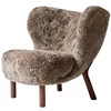 Leisure chair dark brown-imported fas grade ash