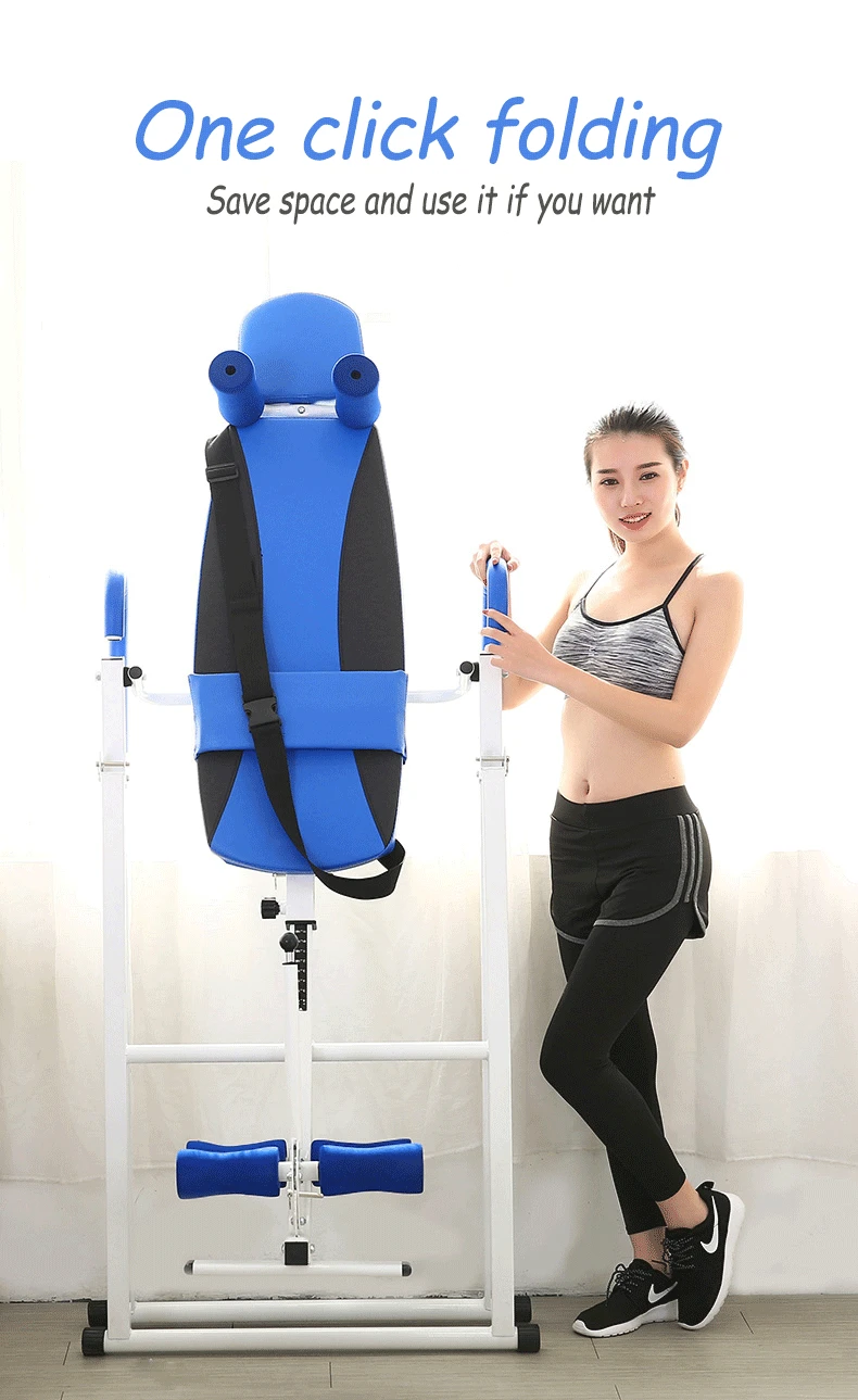 Hot Selling Wholesale Gym Body Massager Adjustable Handstand Machine & Back  Pain Inversion Table