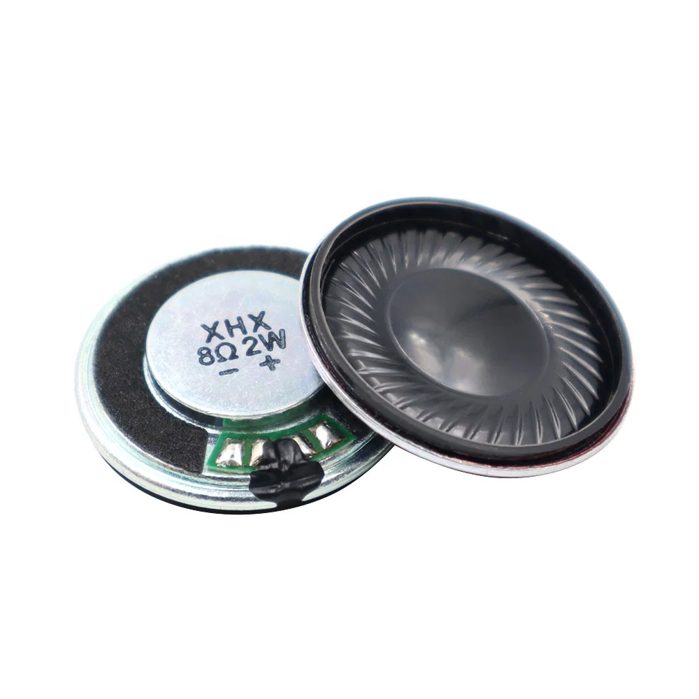 EMSea 10pcs 2W 8 Ohm Haut-Parleur à Aimant Interne 28mm Rond Mini Haut-Parleur pour Électronique