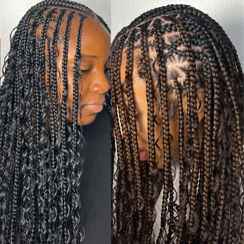 Capelli umani sfusi per intrecciare 100 g non trattati brasiliani Remy Hauman capelli sfusi senza trama colore naturale_voghion.com