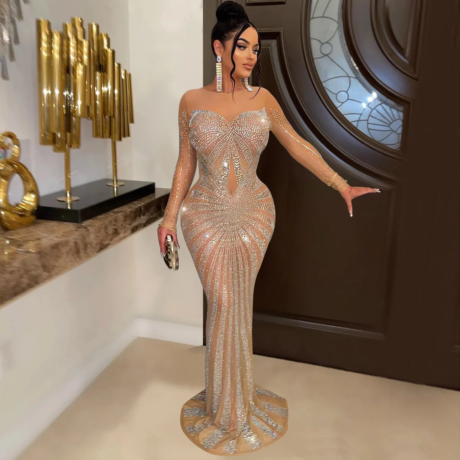 Women's Long Party Evening Clothes New Arrivals 2025 Women Plus Size Clothing Women's Dresses Sexy Casual Dress