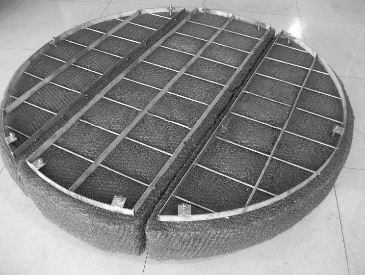 Knitted Wire Mesh Stainless Steel Pad Demisters With Grid Mist ...