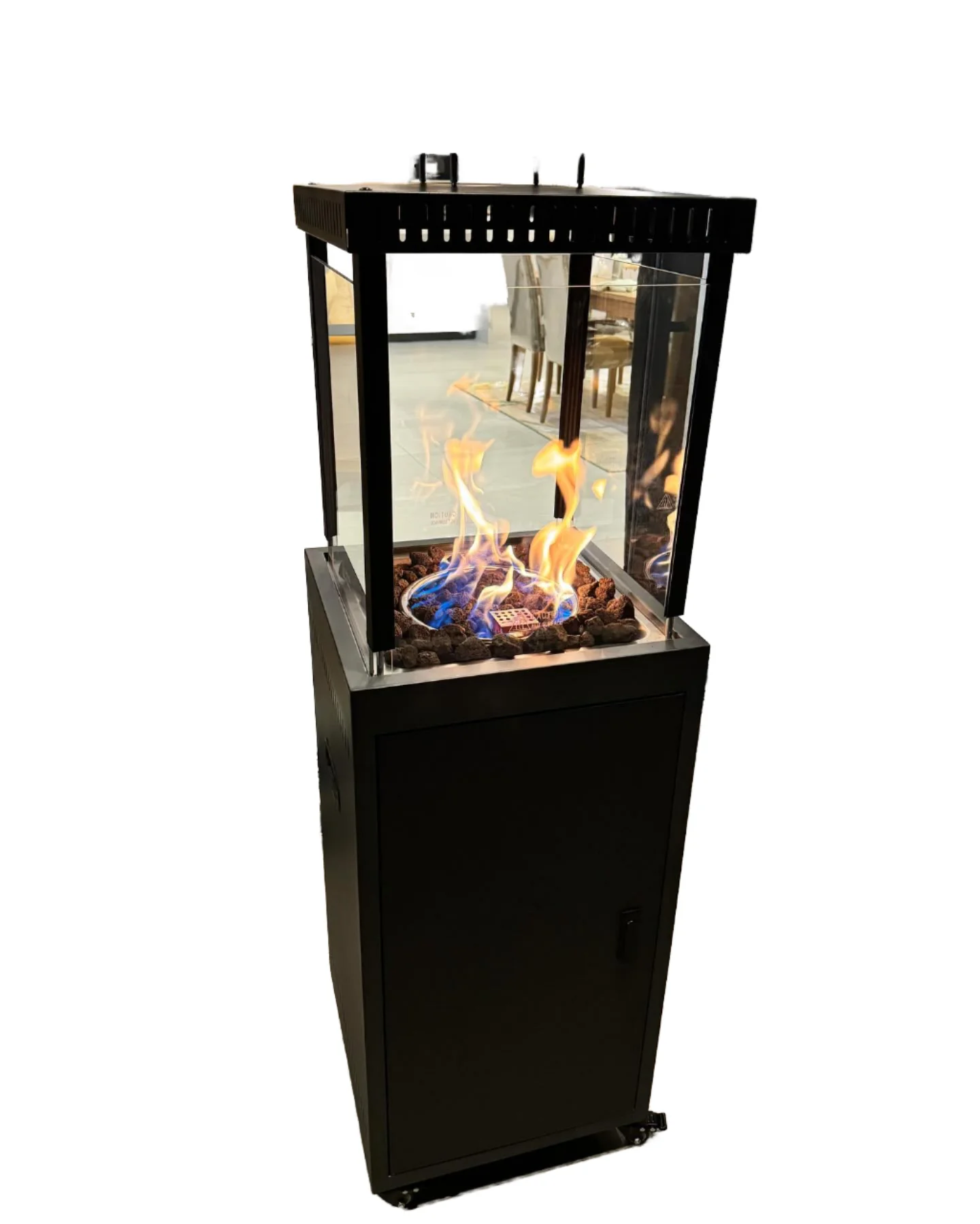 Gas Vertical Terrace Heater, Steel, Portable - detail 2