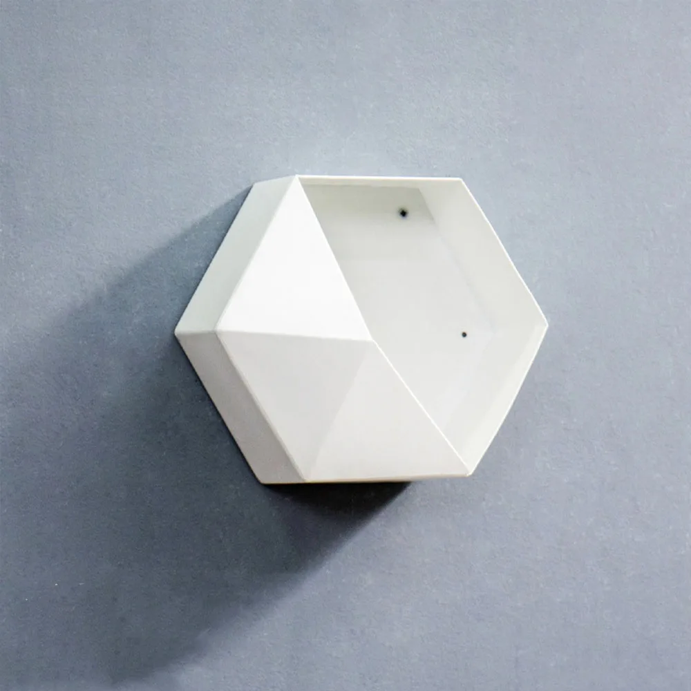 Floating Shelves Wall Mounted Various Colors Hexagon Geometric Home Decor Hanging Shelf Wooden Shelves For Wall