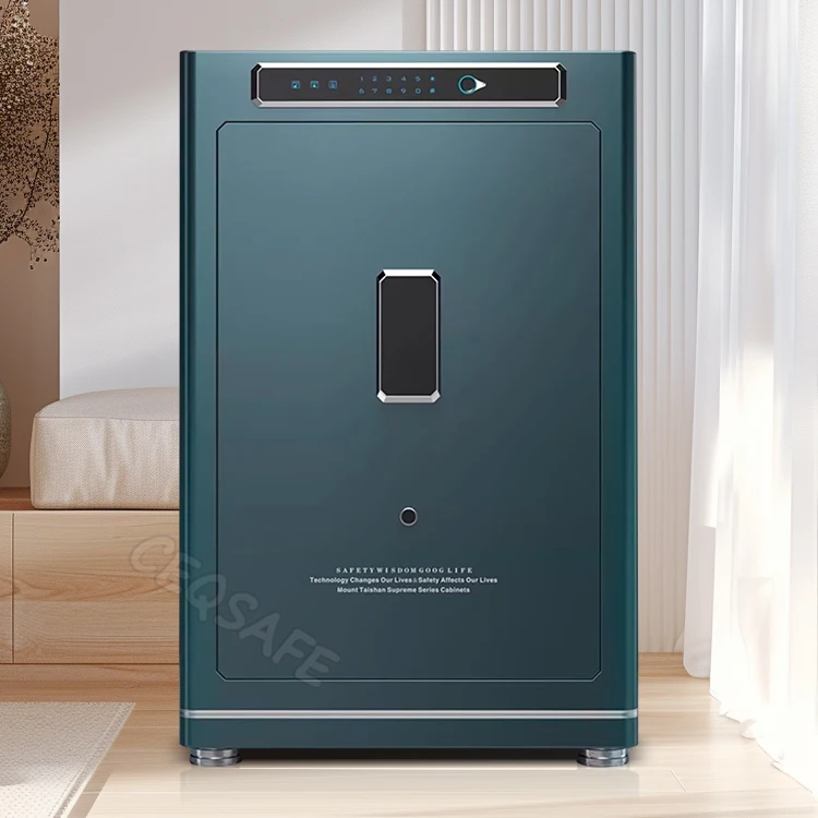 CEQSAFE Custom TUYA APP WIFI Anti Theft Home Cabinet Hidden Wardrobe Bedside Safe Password Lock Fingerprint Safe Boxes