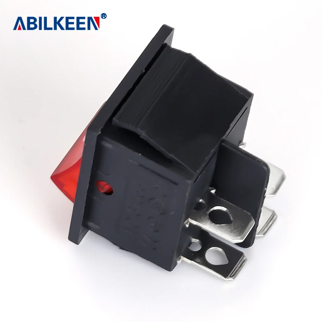 Interruptor Basculante De 2 Pin Para Coche Y Barco, 10 Piezas, 16a