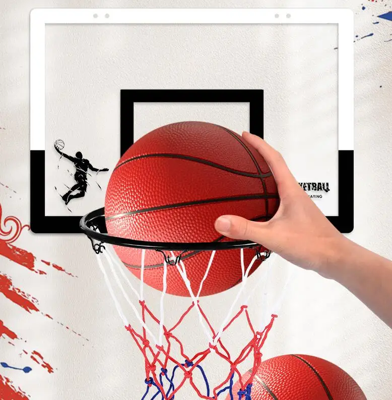 Heißer Verkauf, hochwertiges, verstellbares kleines PC-Basketballbrett, Mini-Basketballkorb-Set für die Tür