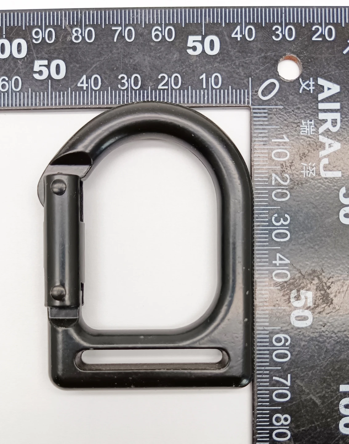 D - Mountaineering Hook Fitness Belt Hoist Hook Aluminum Carabiner Yoga Buckle Training Zinc Alloy Carabiner