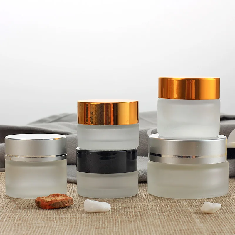 Avertan 1oz 2oz 4oz стеклянная банка 15 мл 30 мл 50 мл 60 мл Матовые Стеклянные Банки Бутылка крема для лица