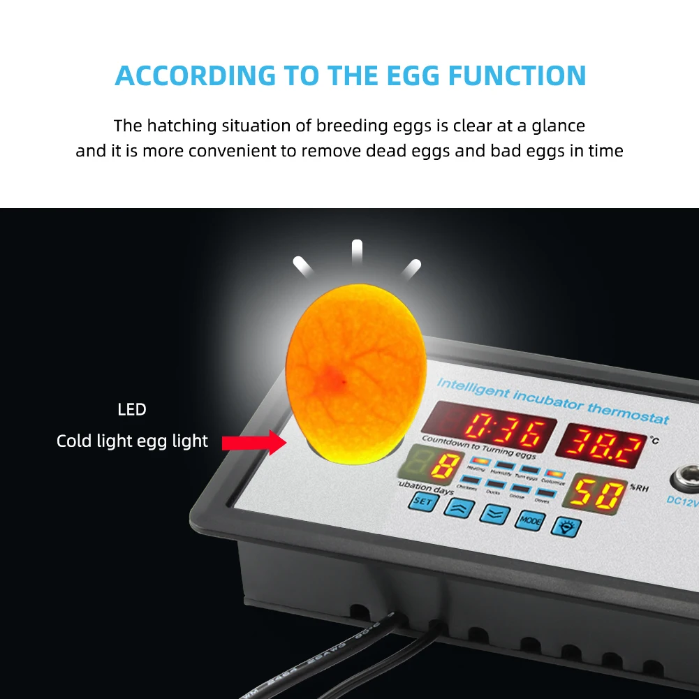 Zfx-900 Embedded Temperature Meter Intelligent Digital Temperature Display  Panel For Refrigerator Deepfreeze Cold Closet