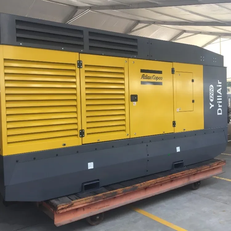 Atlas Y1300 Copco 35bar 32m3 Diesel Mobile Air Compressors 25 35 Bar 1200cfm Atlas Copco Y1300 1150 Cfm Compresor High Pressure