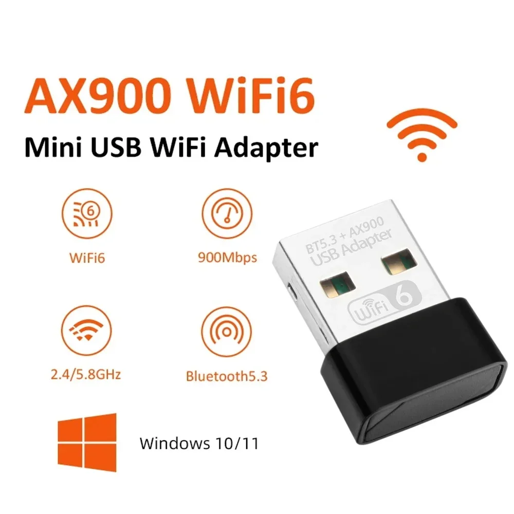 Adattatore WiFi 6 E Bluetooth 5.3 USB - Dual Band 2.4/5GHz Per PC, Senza Driver, Supporta Windows 10/11 - Foto 10