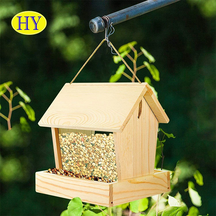 Large Custom Cheap Wooden Bird Houses Bird Feeder With Crafts Wood Birdhouse