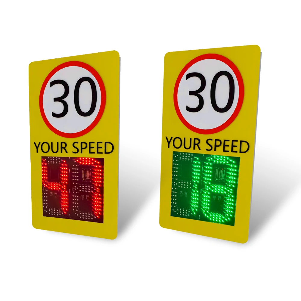 Speed Radar Sign With Radar