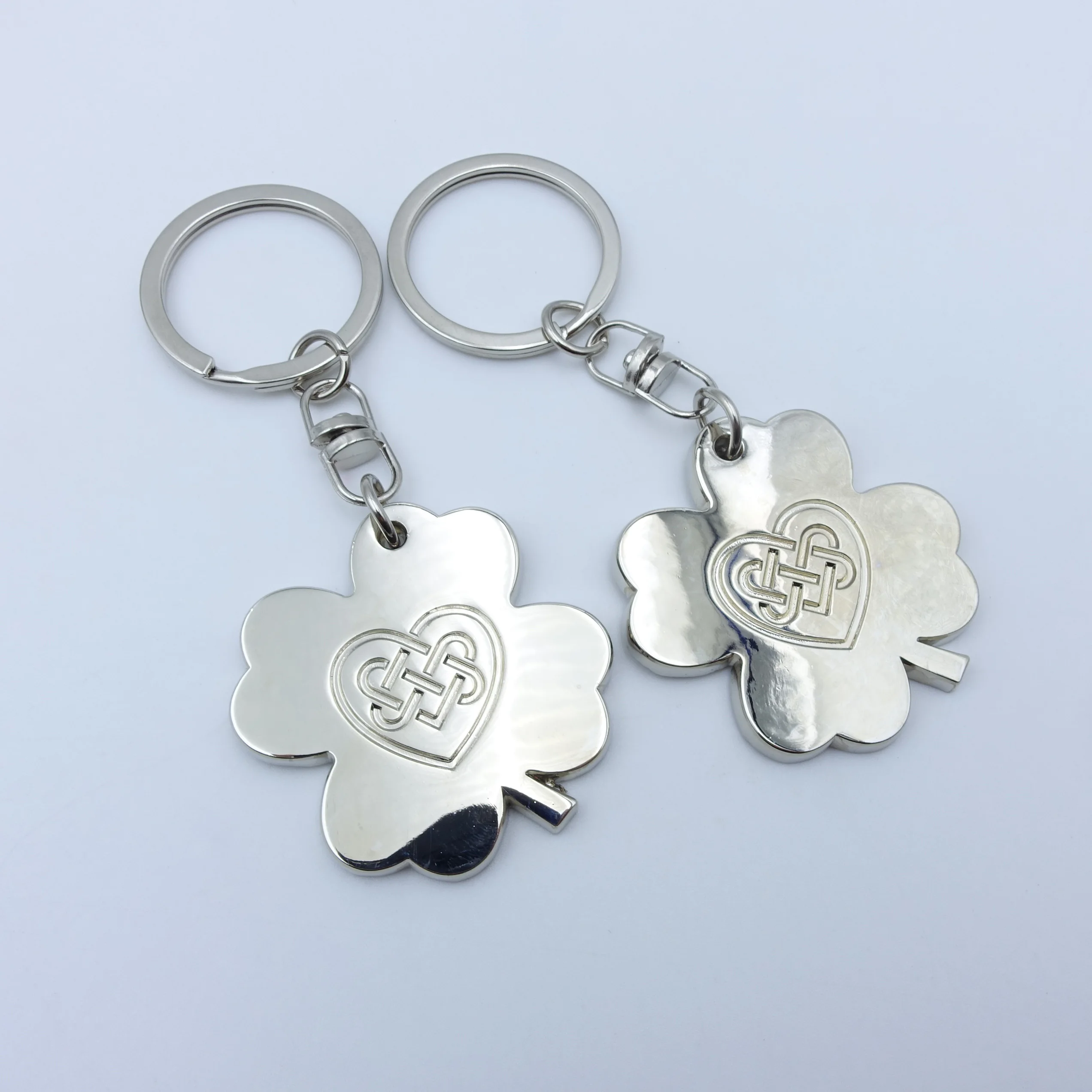 Alibaba.com: Customized 4-leaf clover pendant charm keychain in ...