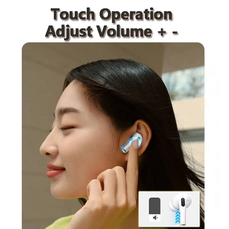 Remax Touch Control Wireless Earphones Bluetooth 5.4 TWS Earbuds Noise Canceling Reduction With Screen HiFi Music ENC Stereo