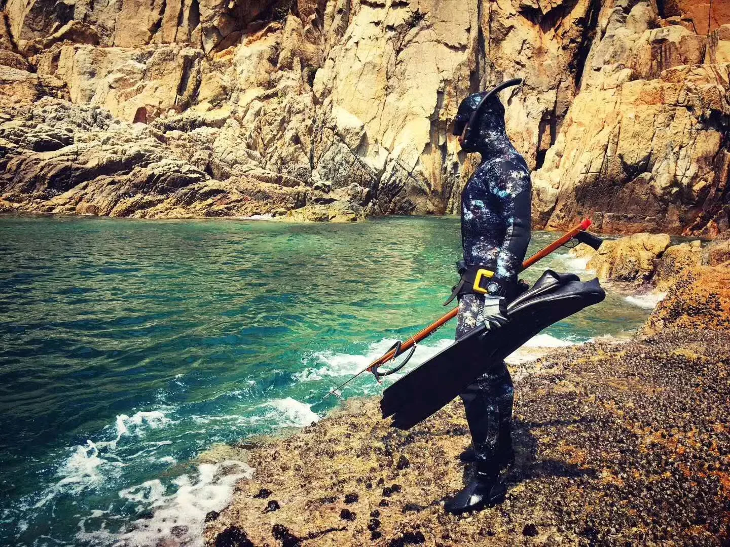 Divestar New Wholesale Opencell Spearfishing Wet Suit,0.5mm1