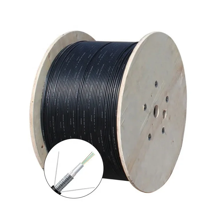 Factory OEM GYXTW Optical Fiber Cable 4 6 8 Core Anti Rodent Steel Tape Armored 12 24 Core Single Mode Outdoor Fibre Optic Cable