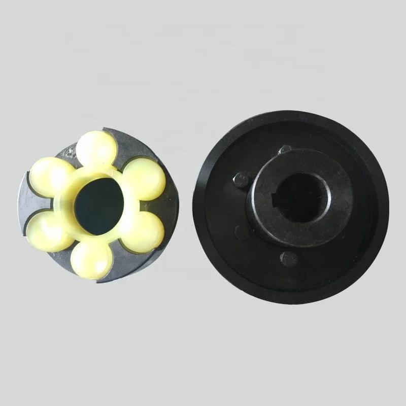 High Strength ML Rotex Spider  Rubber Jaw Shaft Coupling for Precision Instrument