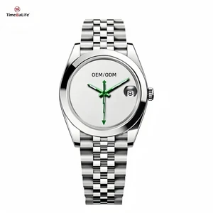 ODM Design OEM Customized 316L Stainless Steel 38mm Sapphire Mirror DIY Dial Japanese MIyota Quartz Unisex Watch for Men