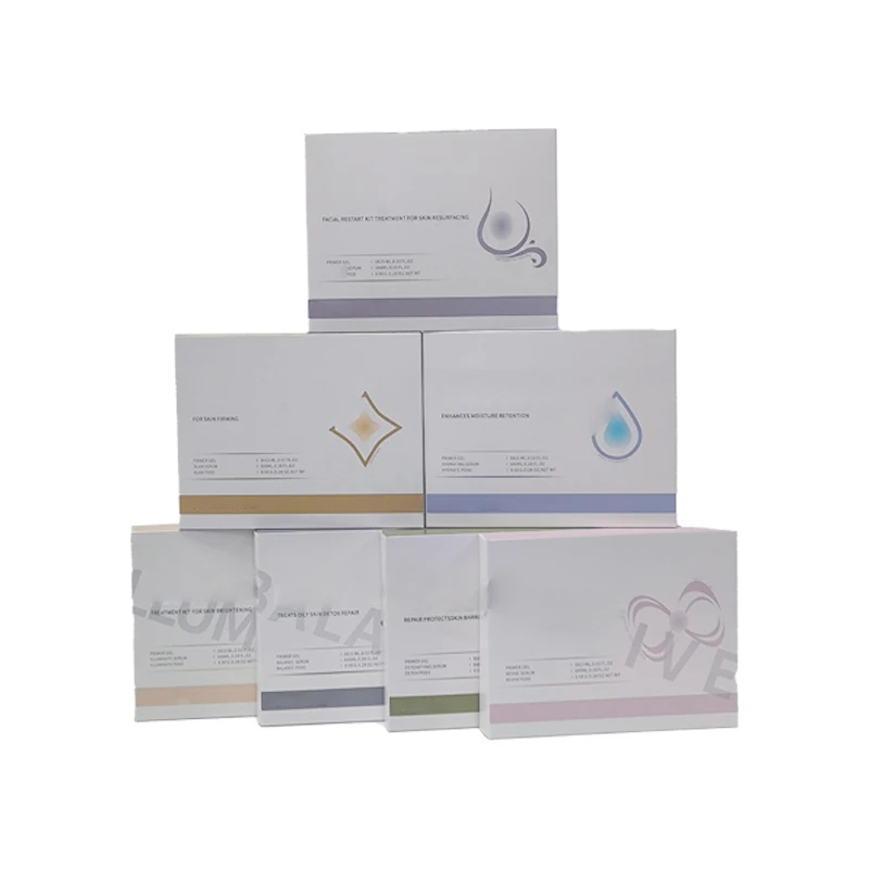 Good Effect 7 Types CO2 Oxygen Facial Bubble Kit Capsule Product Skin Cream for Oxygen Machine