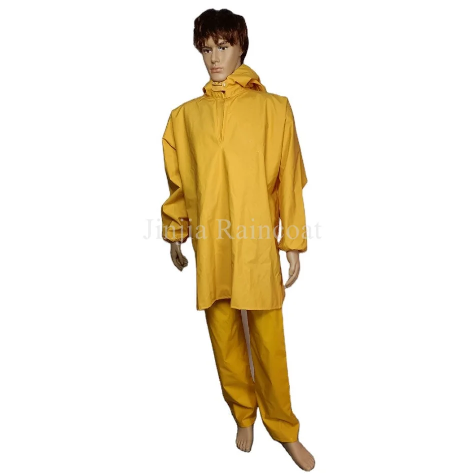 Costume de pêcheur pour homme, Jaune