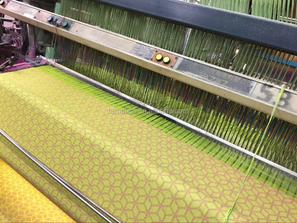 High Strength Color Teslin Vinyl Coated Polyester PVC Mesh Fabrics for Beach Chair Outdoor Furniture