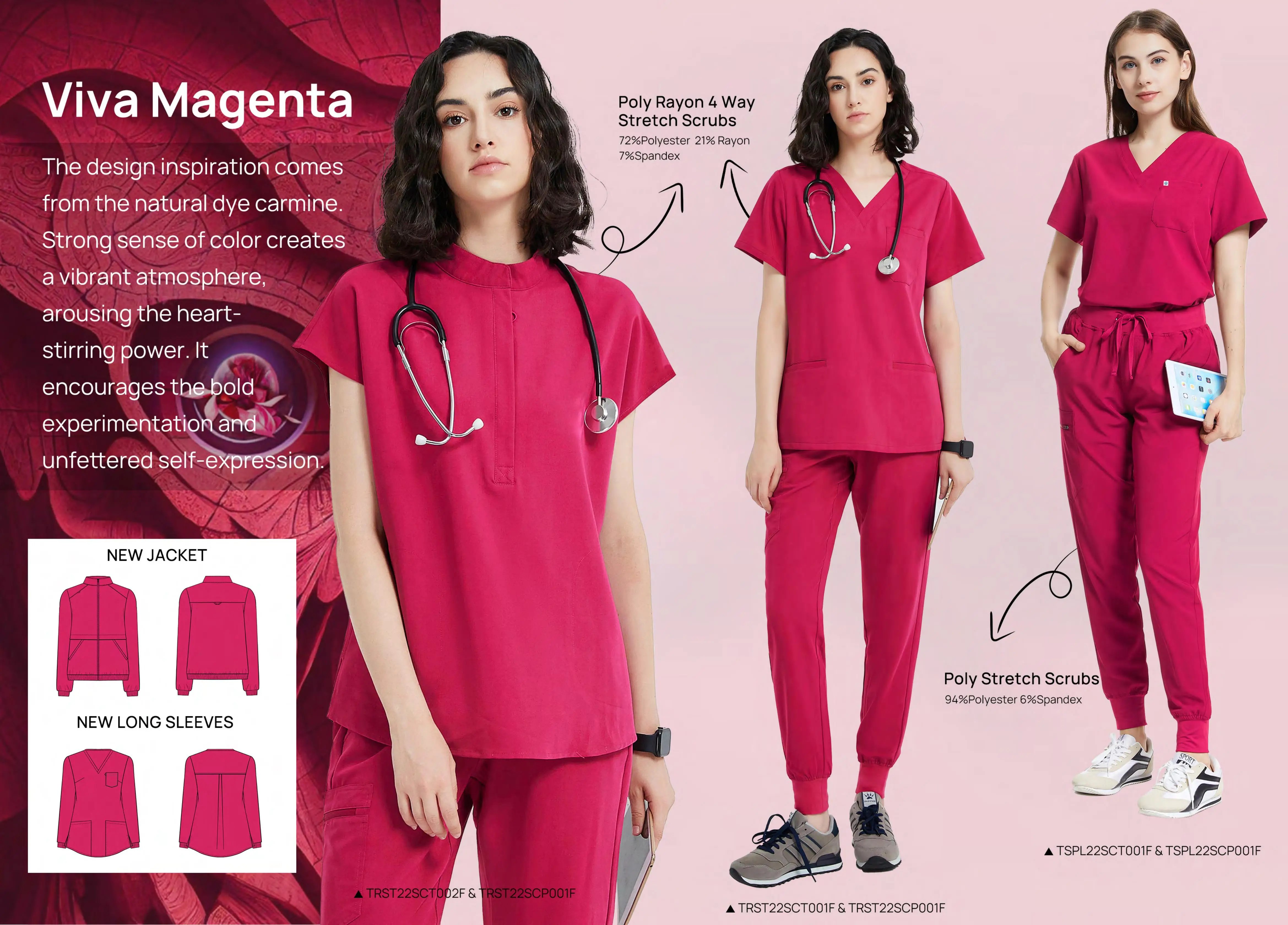 High Quality New Products Scrubs Sets Nurse Medical Uniforms Scrubs