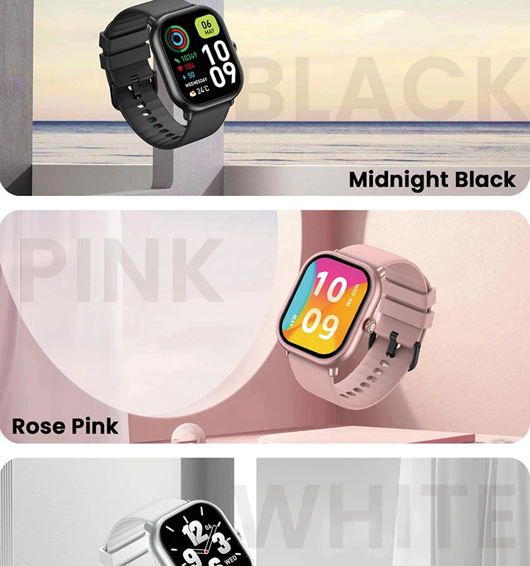 Zeblaze GTS 3 Pro Smart Watch - Pearl White New Zeblaze GTS 3 Pro AMOLED Screen Bluetooth Phone Calls Health and Fitness Tracking Smartwatch