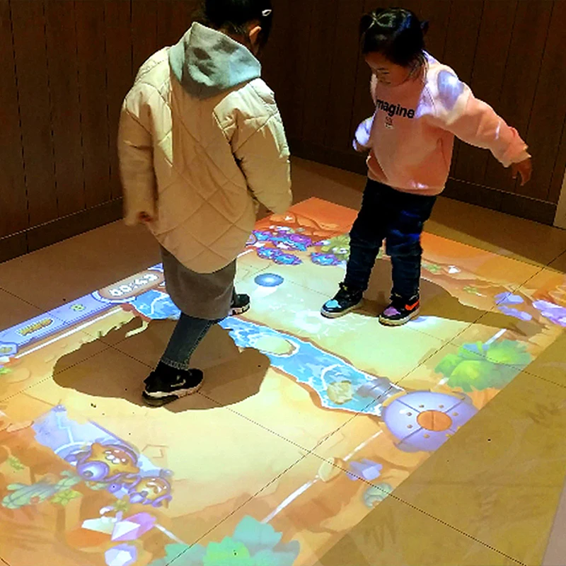 Best Price Floor Projector interactive floor projection system Screen Interactive 3D Hologram Floor