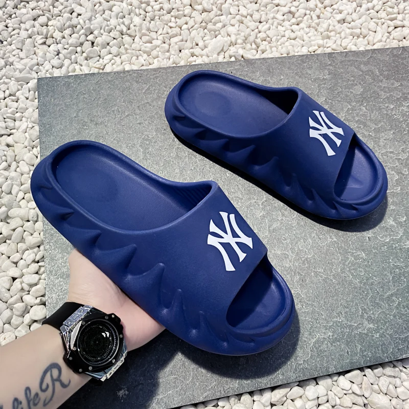 Заводская цена, пляжные тапочки для мужчин, домашние Нескользящие тапочки NY