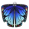 Un papillon bleu profond