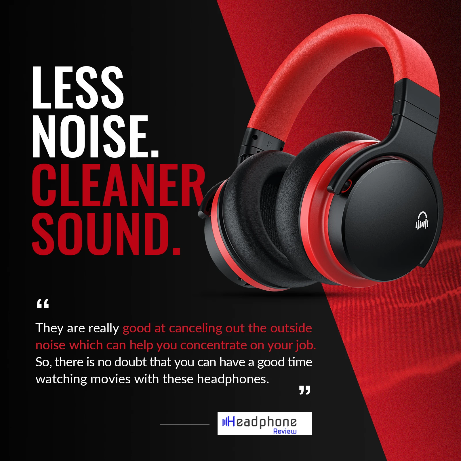 ANC Wireless Headphones by COWIN Noise Cancelling Earphones