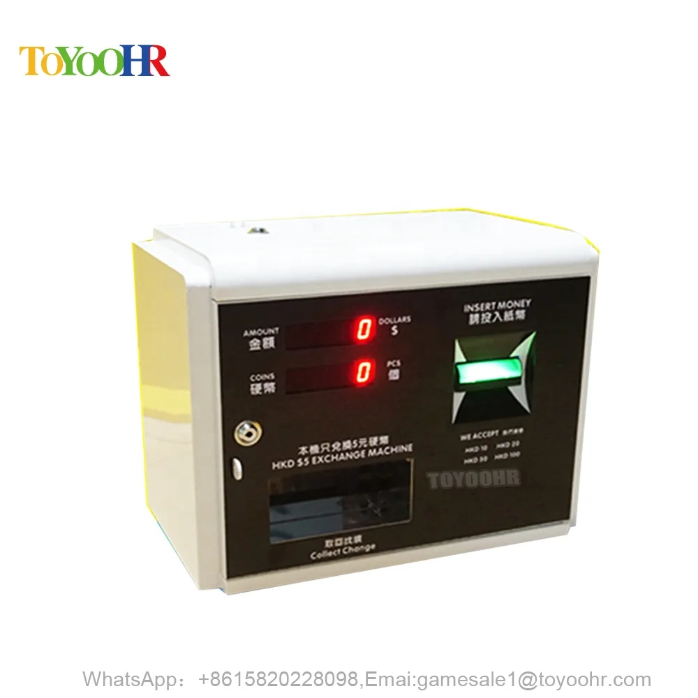 ATM Currency Exchange Machine Token Changer Coin Bill Vending Banknote Change Vending Currency Exchange Machine