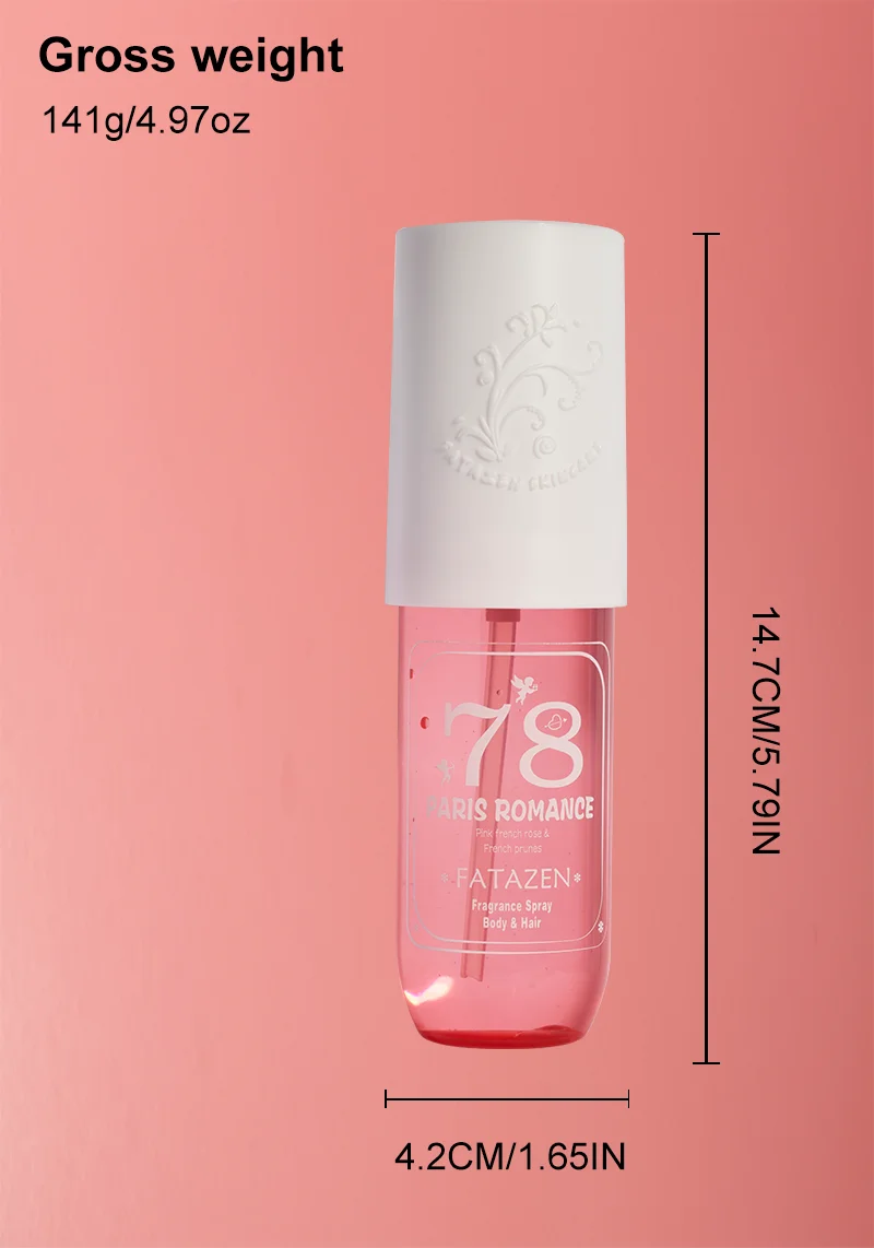 Fatazen Sol De Janeiro Perfume Mist Rose Body Spray Private Label